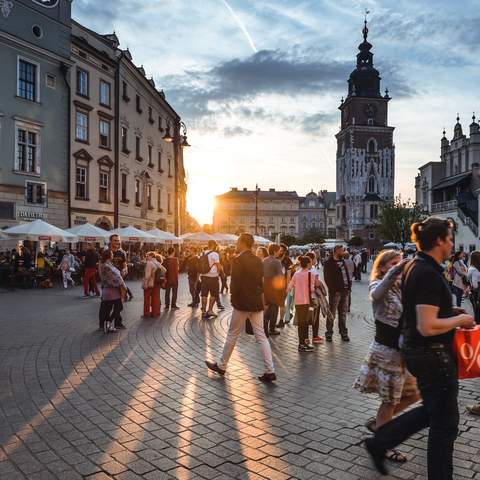 Menschen auf der Straße