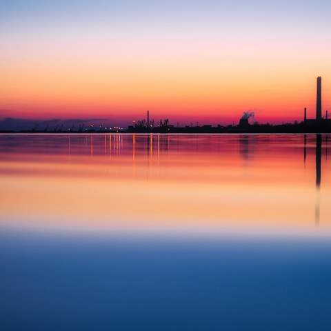 Sonnenuntergang am Meer